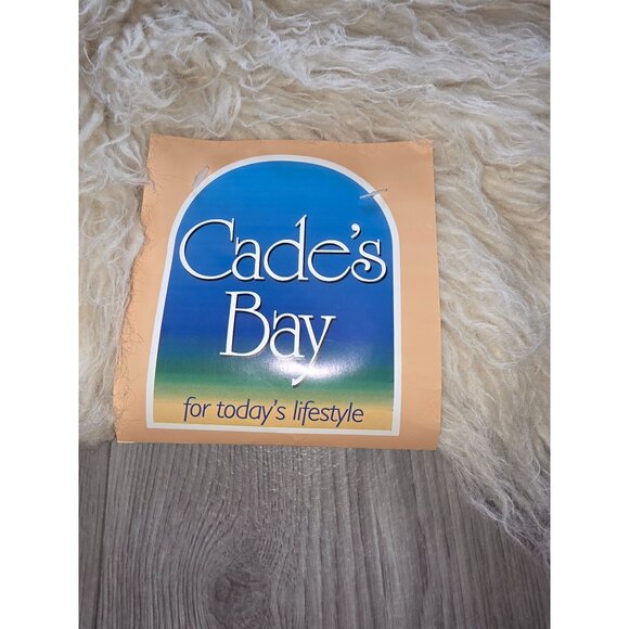 Cades Bay Natural Flokati Rug 100% Wool Pile 21"x34" Made In Greece - Picture 3 of 4